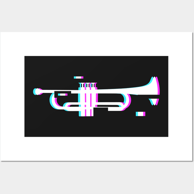 Glitch Trumpet | Marching Band Wall Art by MeatMan